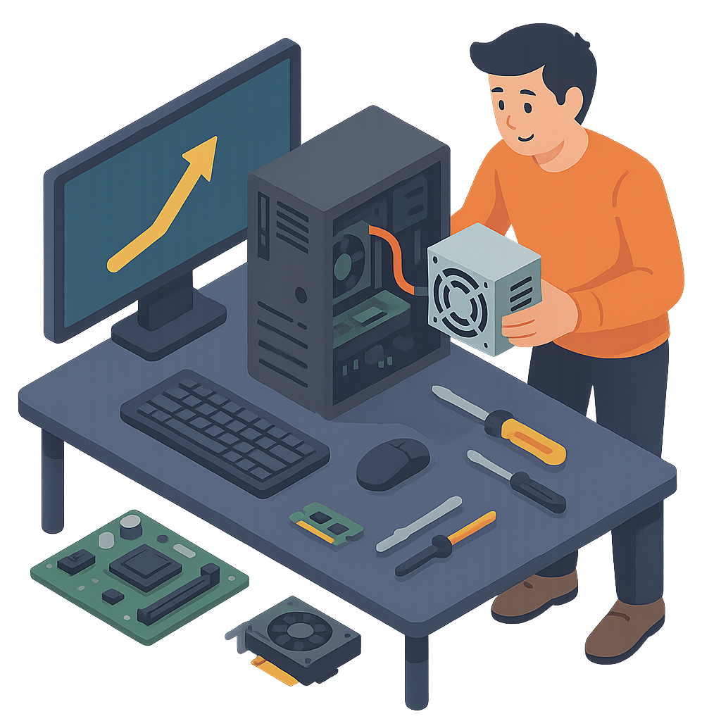 Desktop-PC Service und Hardware-Reparatur in Neuwied - GET-IT-Service Werkstatt